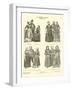 North German Costumes, Late 19th Century-null-Framed Giclee Print