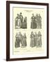 North German Costumes, Late 19th Century-null-Framed Giclee Print