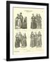 North German Costumes, Late 19th Century-null-Framed Giclee Print