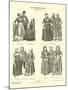 North German Costumes, Late 19th Century-null-Mounted Giclee Print
