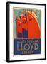 North German Lloyd Bremen-null-Framed Giclee Print