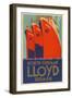 North German Lloyd Bremen-null-Framed Giclee Print