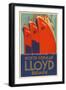 North German Lloyd Bremen-null-Framed Giclee Print