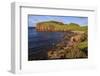 North Ham Bay, deep inlet, lichen covered huge red granite cliffs, Scotland-Eleanor Scriven-Framed Photographic Print