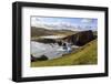 North Ham Bay, red granite cliffs, stacks, Town Loch, Scotland-Eleanor Scriven-Framed Photographic Print