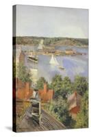 North Harbor, Helsinki by Akseli Gallen-Kallela, Finland 19th Century-null-Stretched Canvas