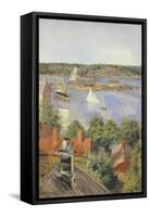 North Harbor, Helsinki by Akseli Gallen-Kallela, Finland 19th Century-null-Framed Stretched Canvas