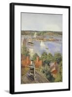 North Harbor, Helsinki by Akseli Gallen-Kallela, Finland 19th Century-null-Framed Giclee Print