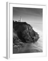 North Head Lighthouse on Cliff, Fort Canby State Park, Washington, USA-Stuart Westmorland-Framed Photographic Print