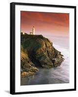 North Head Lighthouse on Cliff, Fort Canby State Park, Washington, USA-Stuart Westmorland-Framed Photographic Print