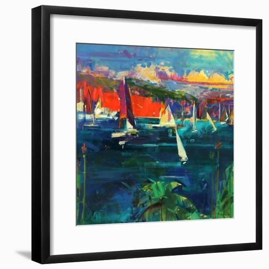 North Head, Sydney Harbour, 2012-Peter Graham-Framed Giclee Print