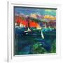 North Head, Sydney Harbour, 2012-Peter Graham-Framed Giclee Print