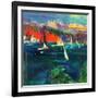 North Head, Sydney Harbour, 2012-Peter Graham-Framed Giclee Print