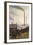 North Kent Landscape - Nr. Northfleet, Gravesend-Vic Trevett-Framed Giclee Print