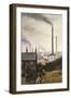 North Kent Landscape - Nr. Northfleet, Gravesend-Vic Trevett-Framed Giclee Print