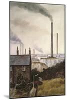 North Kent Landscape - Nr. Northfleet, Gravesend-Vic Trevett-Mounted Giclee Print