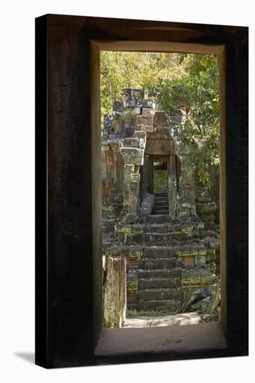 North Khleang Temple, Angkor Thom, Angkor World Heritage Site, Siem Reap, Cambodia-David Wall-Stretched Canvas