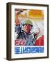 North Korea, East Sea of Korea, Wonsan City, Propaganda Poster-Gavin Hellier-Framed Photographic Print