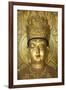 North Korea, Kaesong. a Gold Buddha at Ryongtong Temple. Founded by Chontae Buddhist Sect in 1027-Katie Garrod-Framed Photographic Print