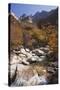 North Korea, Kumgang. Kumgang Mountains in Autumn.-Katie Garrod-Stretched Canvas