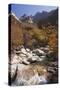 North Korea, Kumgang. Kumgang Mountains in Autumn.-Katie Garrod-Stretched Canvas