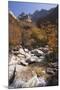 North Korea, Kumgang. Kumgang Mountains in Autumn.-Katie Garrod-Mounted Photographic Print