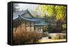 North Korea, Myohyang. Pohyon Temple, Located on the Slopes of the Myohyang Mountains-Katie Garrod-Framed Stretched Canvas