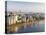North Korea, Pyongyang, Elevated City Skyline Including the Ryugyong Hotel and Taedong River-Gavin Hellier-Stretched Canvas