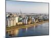 North Korea, Pyongyang, Elevated City Skyline Including the Ryugyong Hotel and Taedong River-Gavin Hellier-Mounted Photographic Print