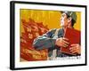 North Korea, Pyongyang, Painting in the Korean Art Museum-Gavin Hellier-Framed Photographic Print