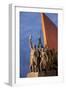 North Korea, Pyongyang. the Socialist Revolution Stone Monument Lined with 228 Bronze Figures-Katie Garrod-Framed Photographic Print