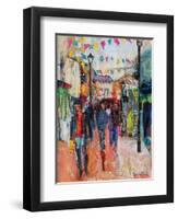 North Laines, Brighton-Sylvia Paul-Framed Giclee Print