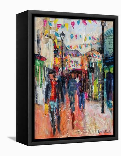 North Laines, Brighton-Sylvia Paul-Framed Stretched Canvas