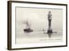 North Lighthouse, Bitter Lakes, Suez Canal, Egypt-null-Framed Photographic Print