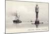 North Lighthouse, Bitter Lakes, Suez Canal, Egypt-null-Mounted Photographic Print