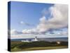 North Lighthouse. Fair Isle, Scotland, Shetland Islands-Martin Zwick-Stretched Canvas