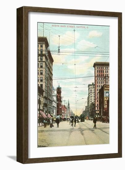 North Main Street, Dayton, Ohio-null-Framed Art Print