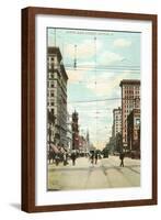 North Main Street, Dayton, Ohio-null-Framed Art Print