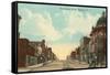 North Main Street, Salisbury, North Carolina-null-Framed Stretched Canvas