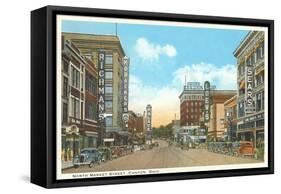 North Market Street, Canton, Ohio-null-Framed Stretched Canvas