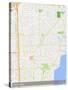 North Miami, United States of America Map-null-Stretched Canvas