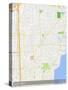 North Miami, United States of America Map-null-Stretched Canvas