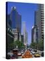 North Michigan Avenue Chicago Illinois USA-null-Stretched Canvas