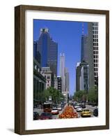 North Michigan Avenue Chicago Illinois USA-null-Framed Photographic Print