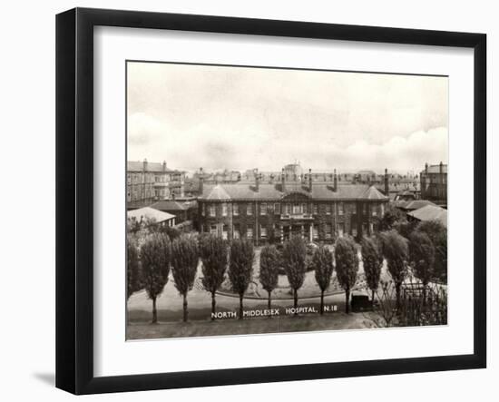 North Middlesex Hospital, Edmonton, Middlesex-Peter Higginbotham-Framed Photographic Print