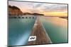 North Narrabeen Tidal Pool from Lane 8 at Sunrise-lovleah-Mounted Photographic Print