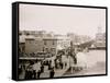 North on the Boardwalk, Atlantic City, N.J.-null-Framed Stretched Canvas