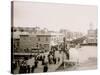 North on the Boardwalk, Atlantic City, N.J.-null-Stretched Canvas