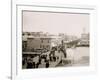 North on the Boardwalk, Atlantic City, N.J.-null-Framed Photo