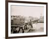 North on the Boardwalk, Atlantic City, N.J.-null-Framed Photo